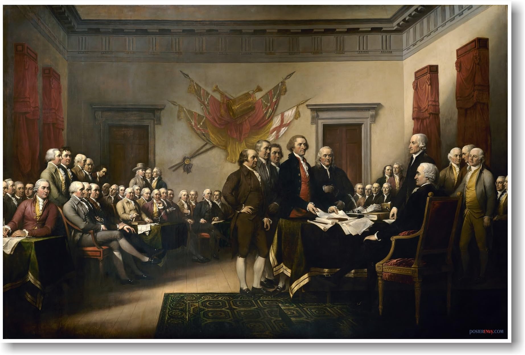 Howard Chandler Christy's painting of the signing of the United States Constitution at Independence Hall in Philadelphia on September 17 1787