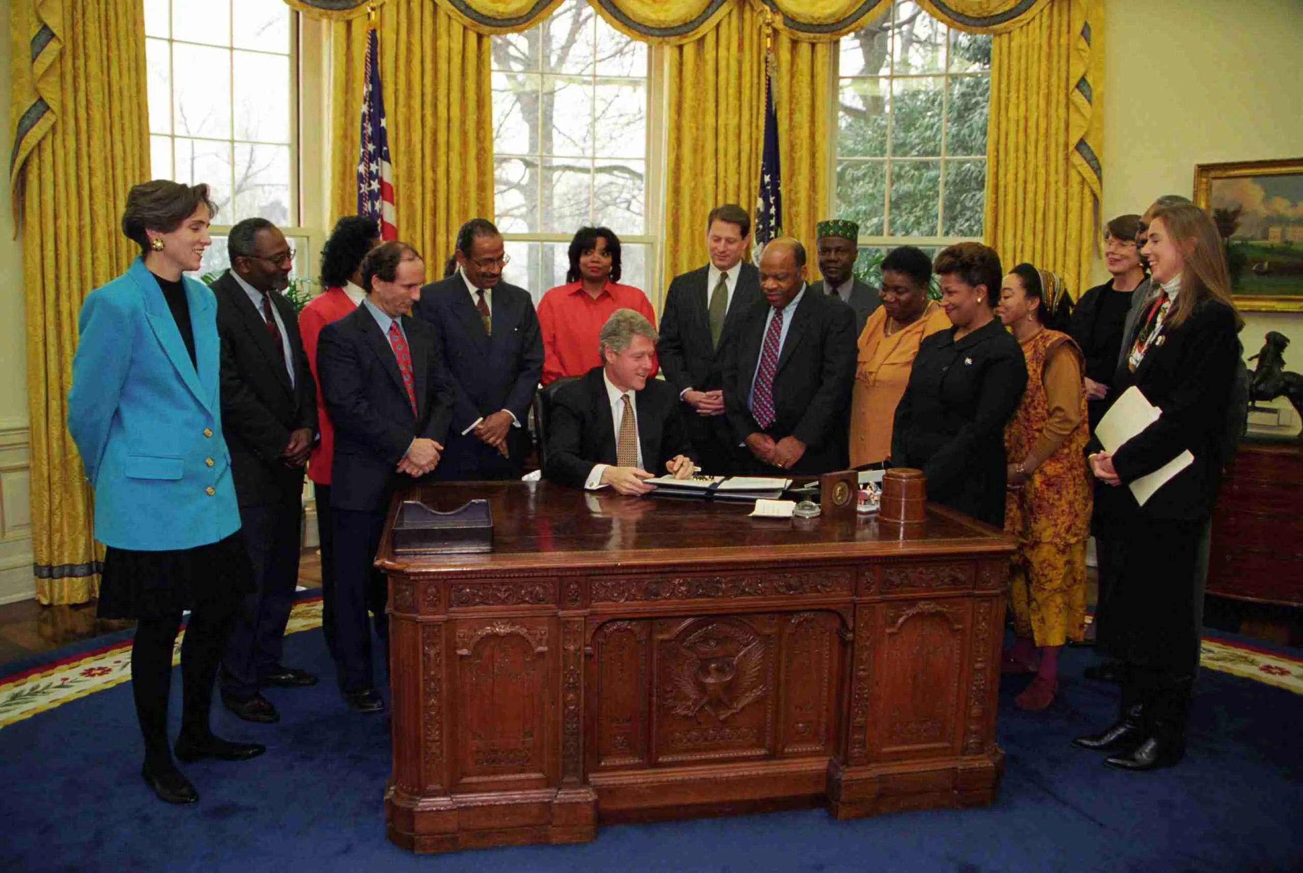 The Oval Office where executive orders are signed