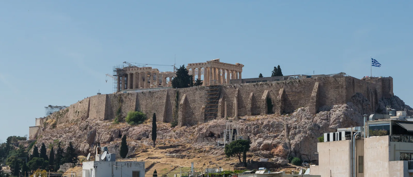 The Acropolis of Athens with the Parthenon, birthplace of direct democracy