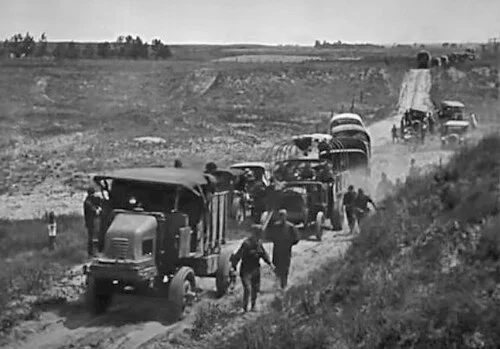 El Convoy Motorizado Transcontinental del Ejército