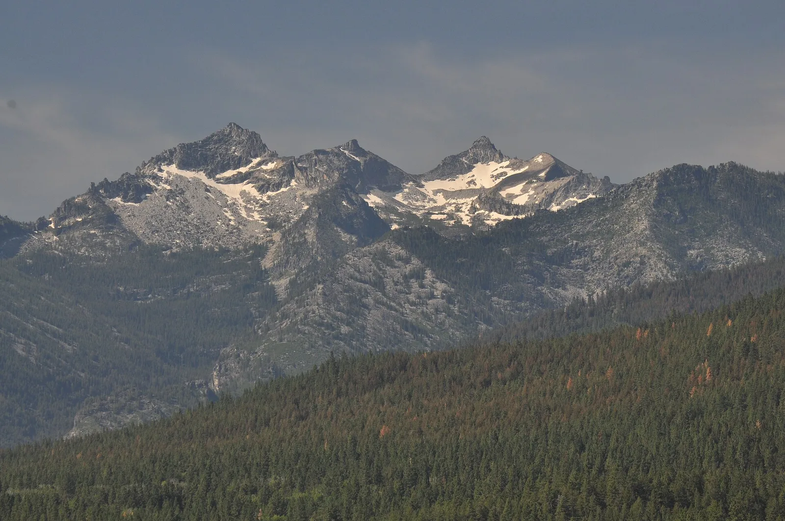Las montañas Bitterroot de Montana e Idaho, que Lewis y Clark cruzaron en septiembre de 1805