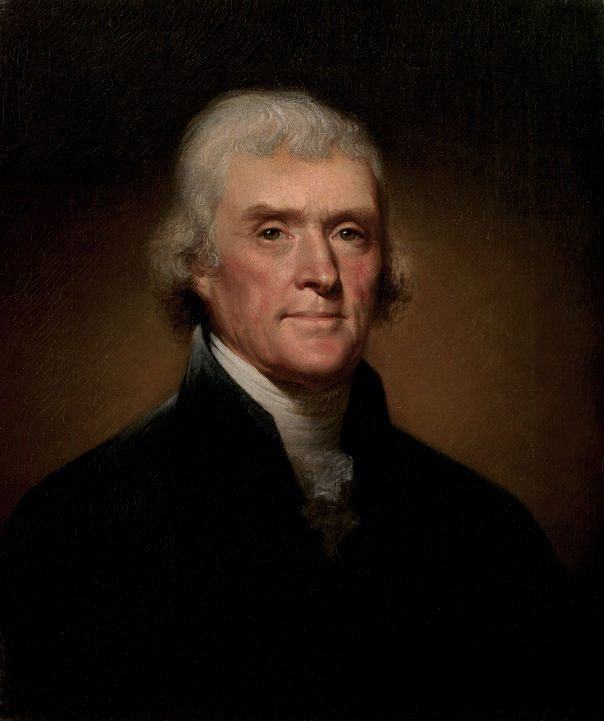 Portrait of Thomas Jefferson, 3rd President of the United States