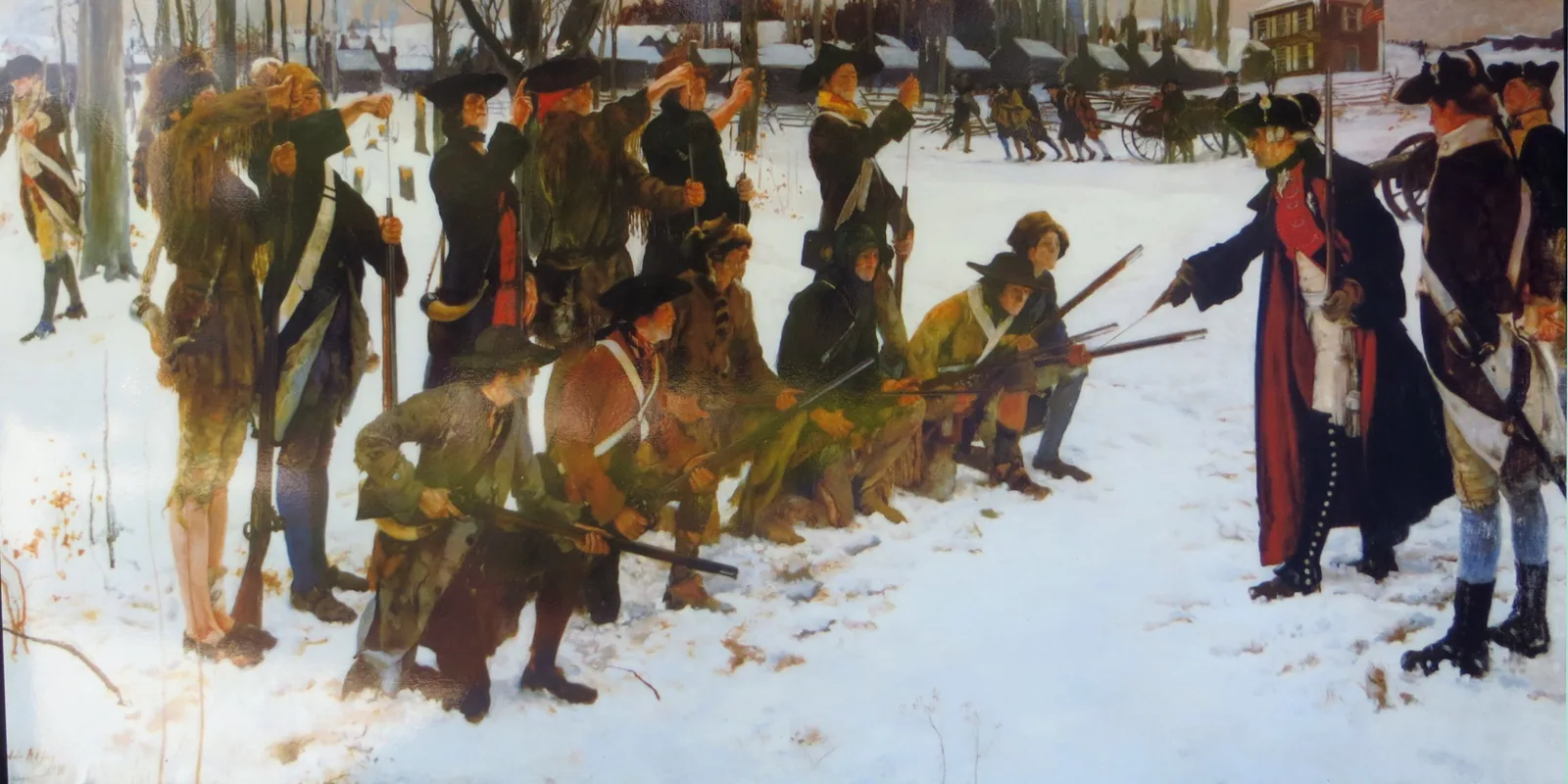 Historical image related to the Valley Forge (Winter Encampment)
