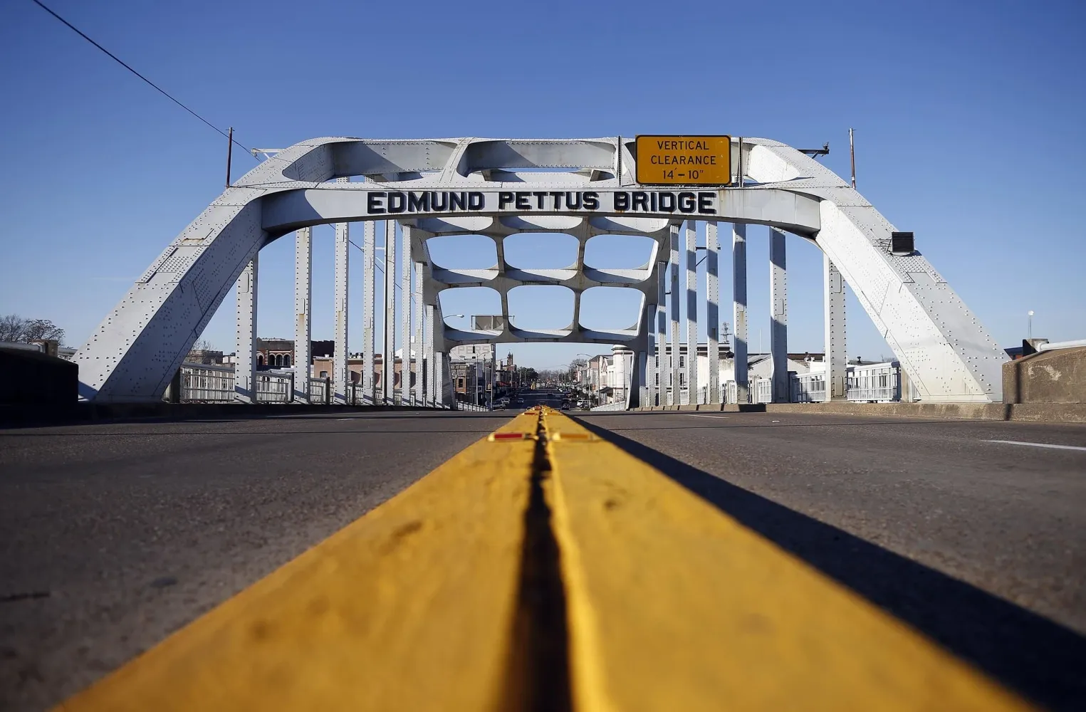The Edmund Pettus Bridge in Selma, Alabama, site of Bloody Sunday and the 1965 Selma to Montgomery voting rights marches