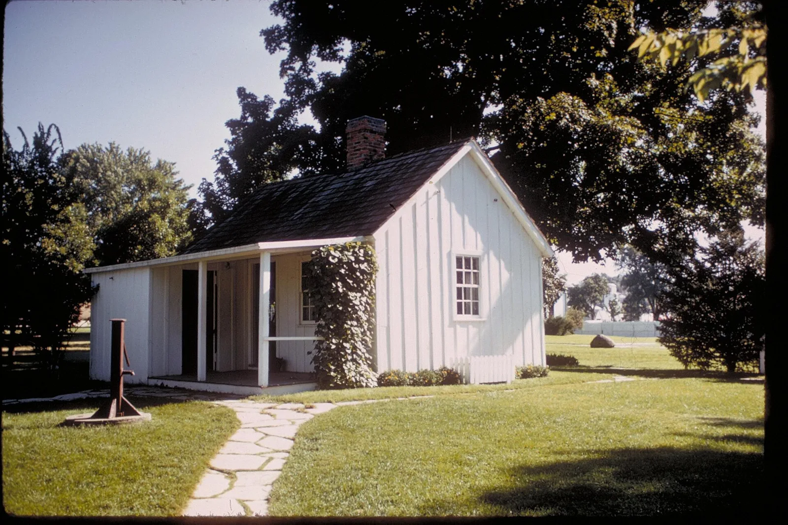 The Herbert Hoover National Historic Site in West Branch, Iowa, birthplace of the 31st president and the only presidential birthplace west of the Mississippi River