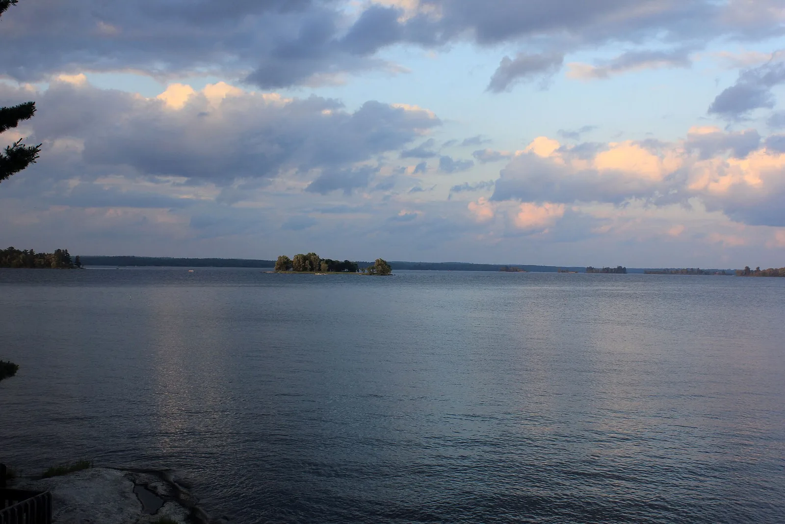 Sunset over Kabetogama Lake at Voyageurs National Park, Minnesota