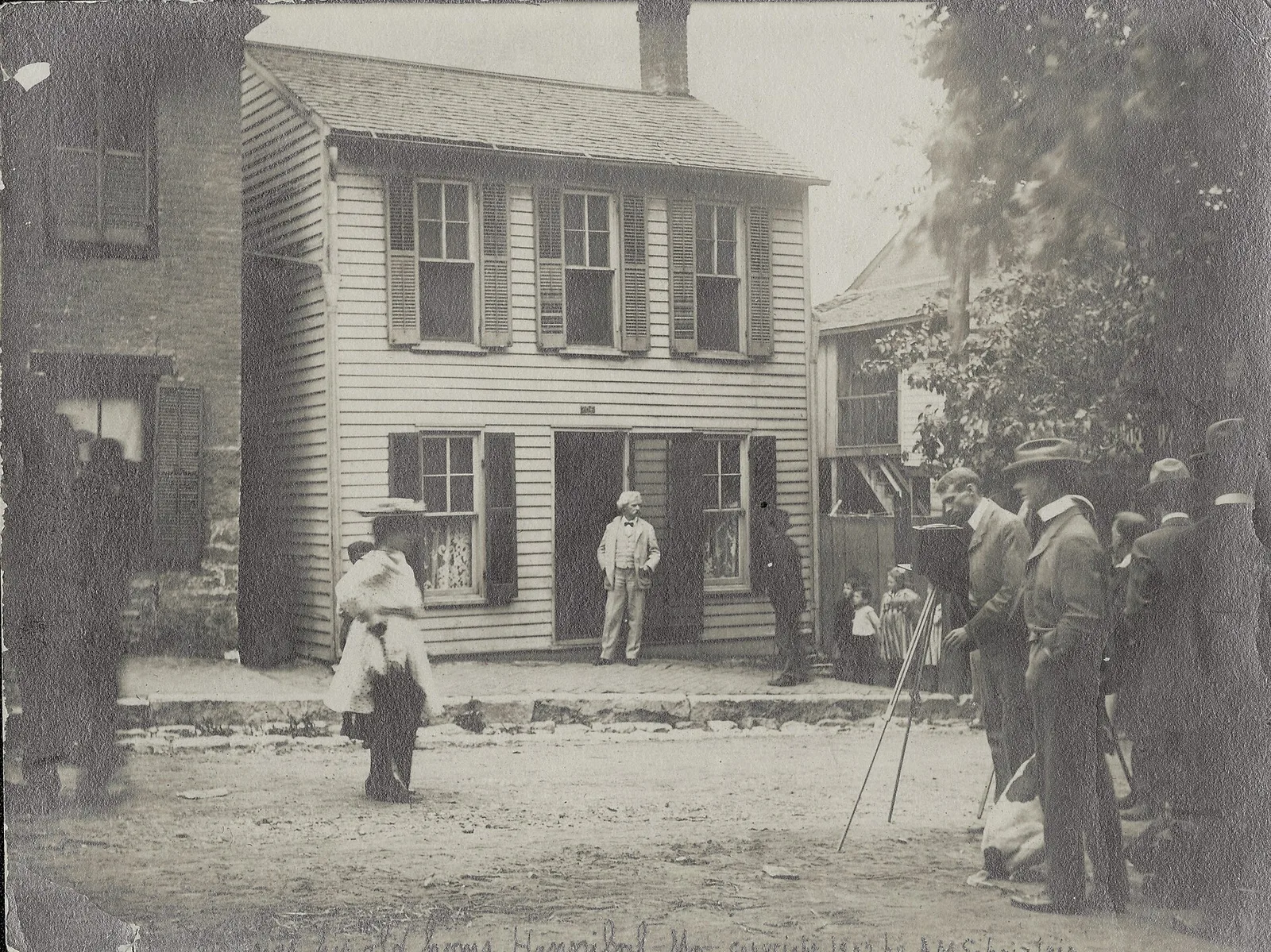 Mark Twain's boyhood hometown of Hannibal, Missouri, along the Mississippi River
