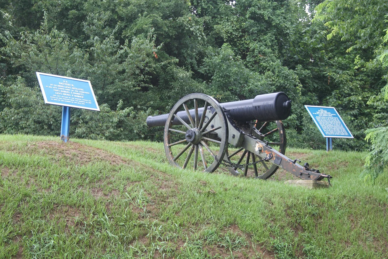 The cannon-lined ridges of Vicksburg National Military Park, site of the 47-day siege that split the Confederacy in 1863