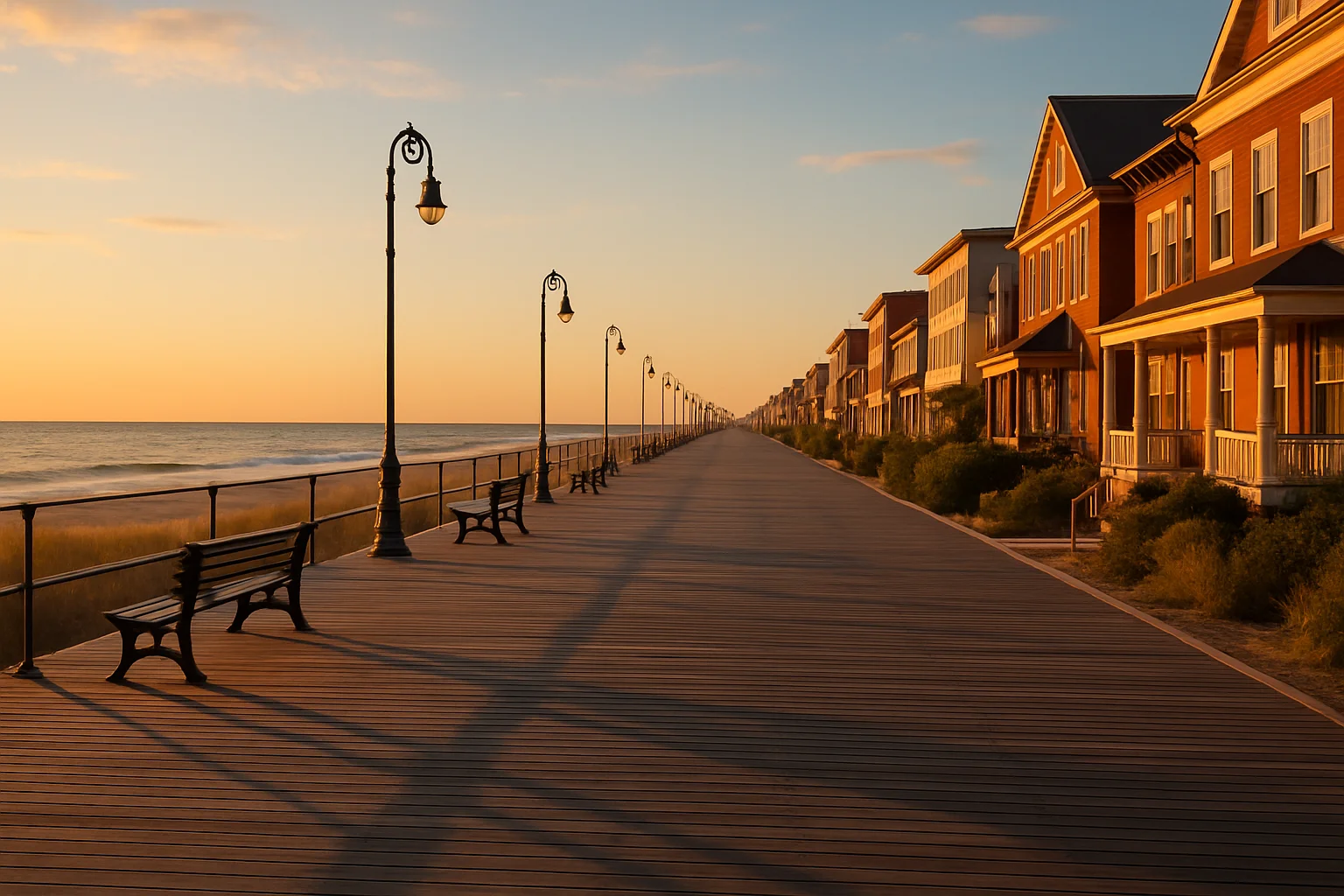 The Jersey Shore boardwalk, a centerpiece of New Jersey's summer identity and one of the most celebrated coastlines on the East Coast