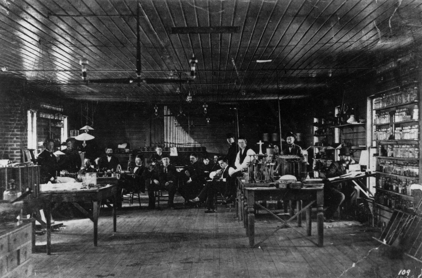 Thomas Edison's Menlo Park laboratory in New Jersey, the world's first industrial research facility and birthplace of the light bulb and phonograph