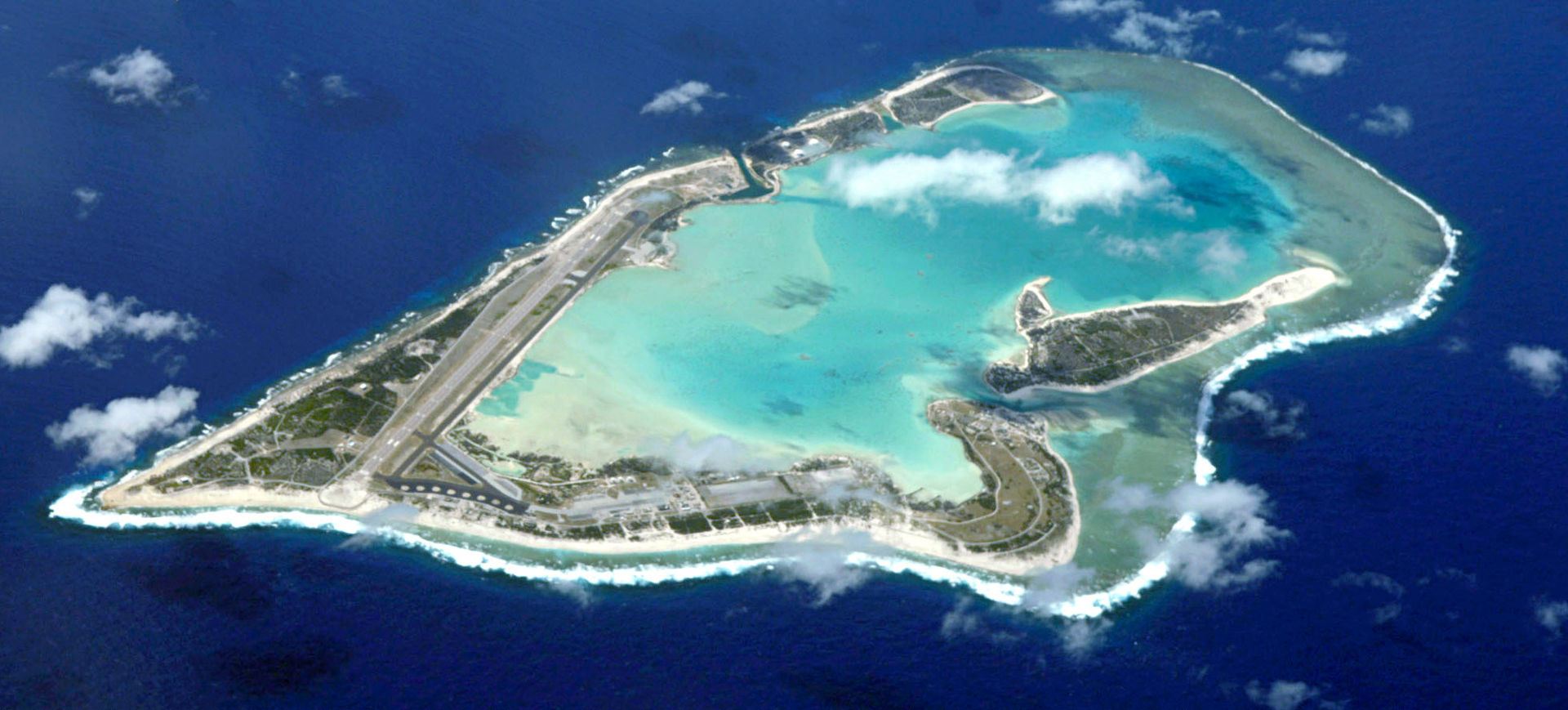Wake Island from the air